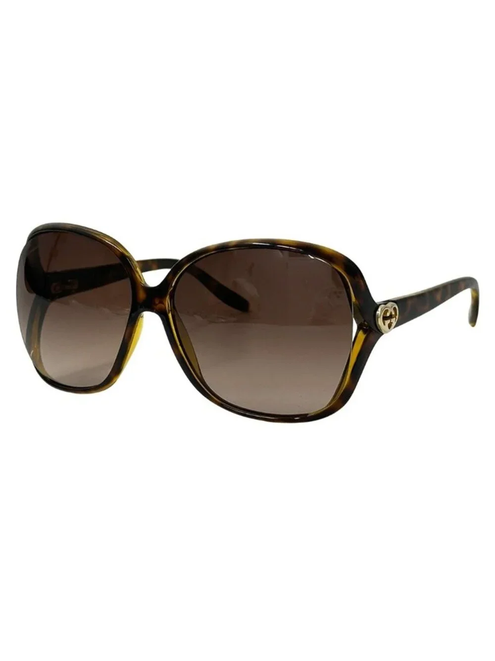 Gucci Sunglasses Bree Brown S Tortoiseshell Pattern GG Eyewear